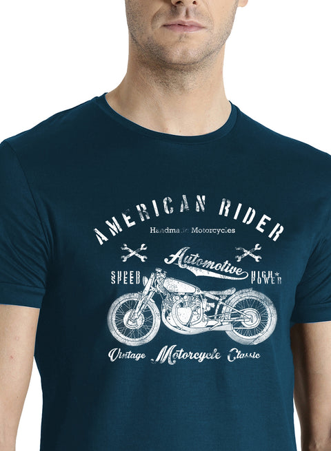 Adro Men’s Cotton Graphic T-Shirt | Soft Feel 180 GSM Casual Wear