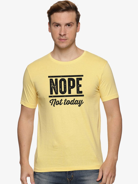 ADRO Nope Not Today Mens Printed T-Shirts - ADRO Fashion