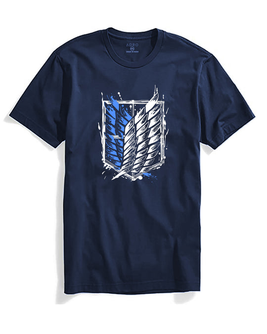 Adro Men’s Cotton Graphic T-Shirt | Soft Feel 180 GSM Casual Wear