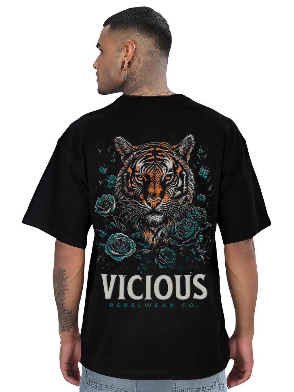 Adro Oversized Men’s T-Shirt | Skin Friendly Print | Everyday Comfort