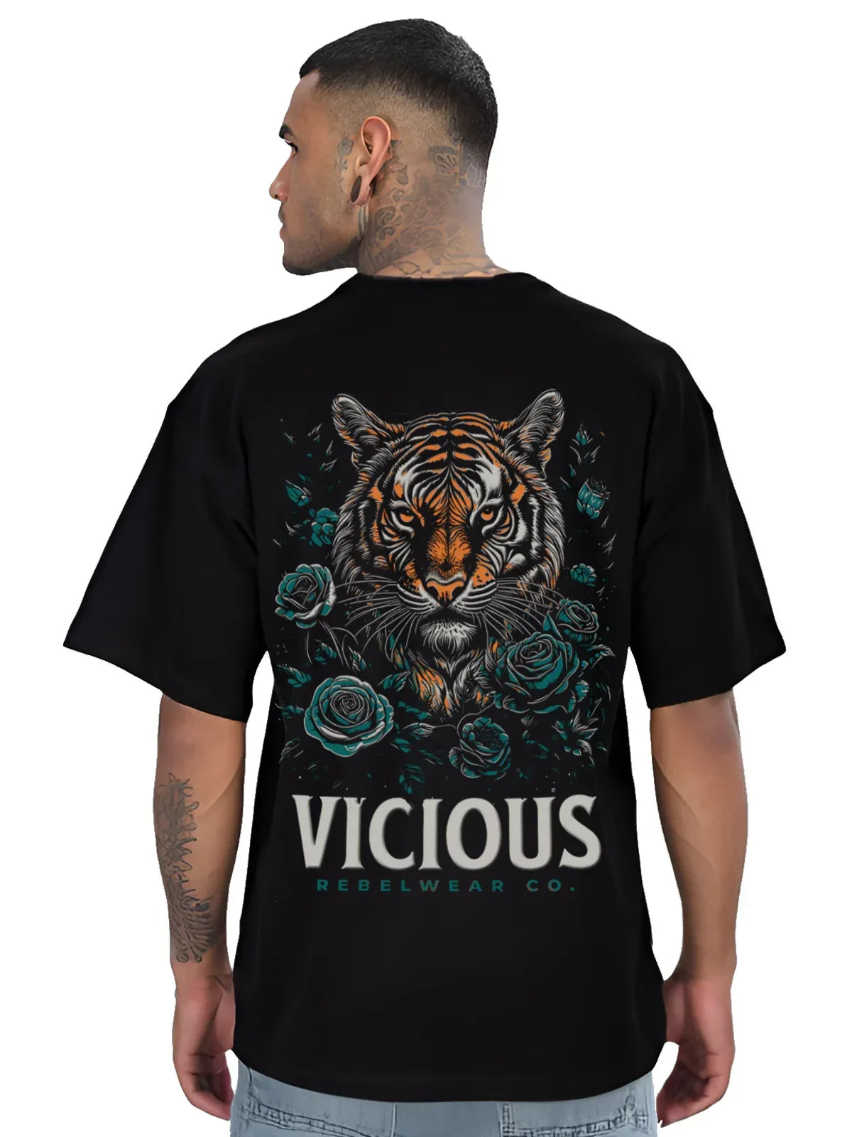 Adro Oversized Men’s T-Shirt | Skin Friendly Print | Everyday Comfort