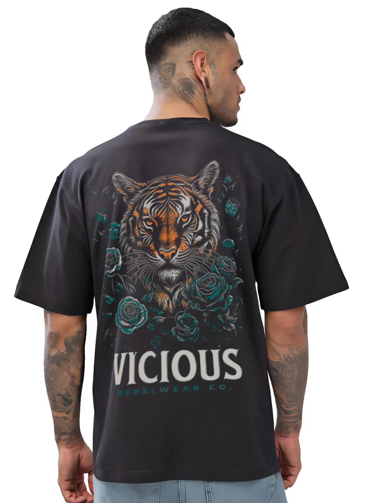 Adro Oversized Men’s T-Shirt | Skin Friendly Print | Everyday Comfort