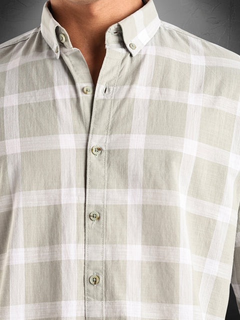Adro Mens Casual Shirts - Checkered Shirt in Regular Fit| Cotton Casual Shirt for Men