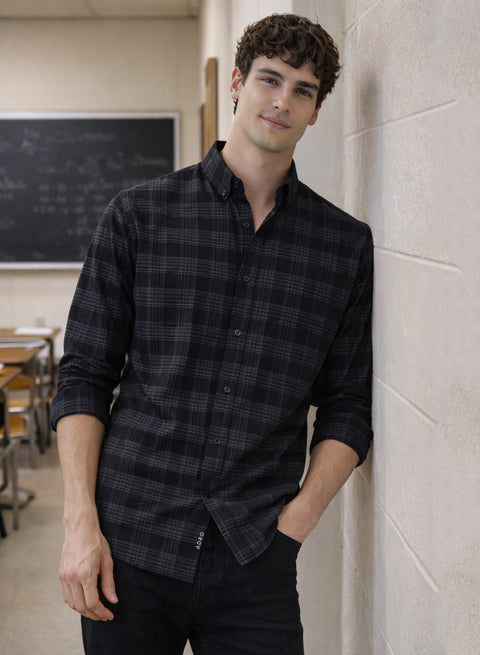 Adro Men’s Casual Shirt | Premium Cotton | Everyday Comfort