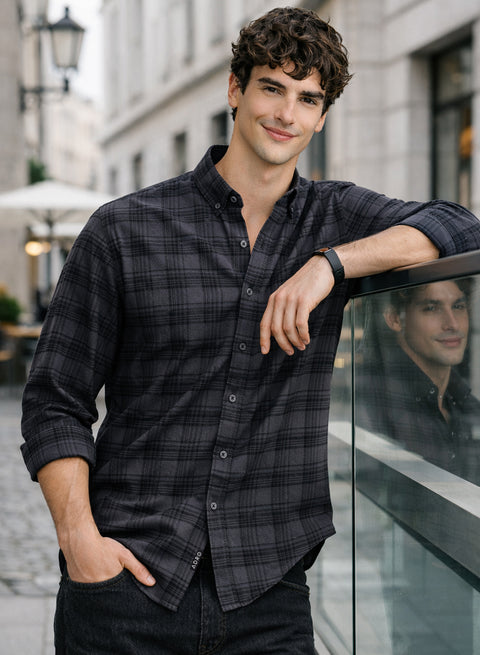 Adro Men’s Casual Shirt | Premium Cotton | Everyday Comfort