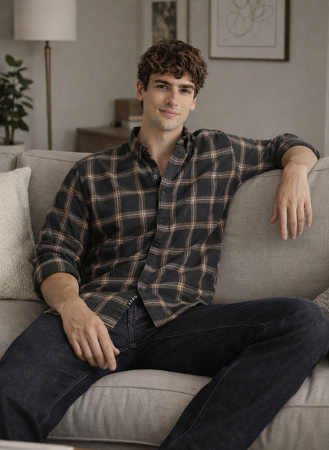 Adro Men’s Casual Shirt | Premium Cotton | Everyday Comfort