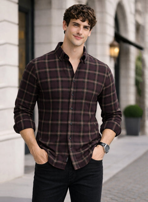 Adro Men’s Casual Shirt | Premium Cotton | Everyday Comfort
