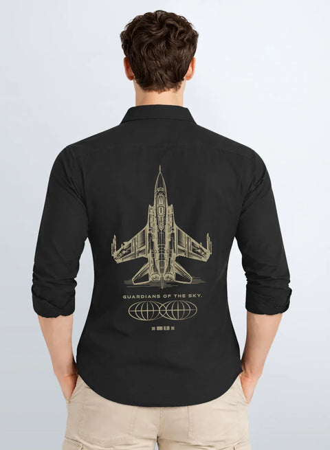 ADRO Mens Cargo Shirts in Regular Fit | Smart Dual Chest Pockets | Summer Military Jacket Style | Shacket Style Cotton Printed Shirt