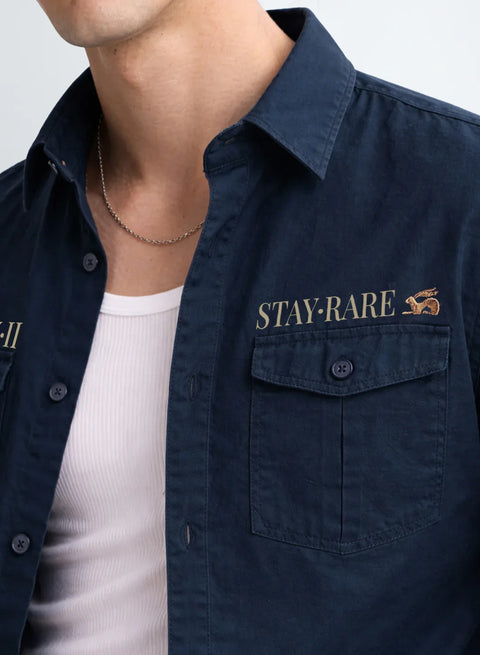 ADRO Mens Cargo Shirts in Regular Fit | Smart Dual Chest Pockets | Stylish Military Jacket Design | Shacket Style Cotton Printed Shirt