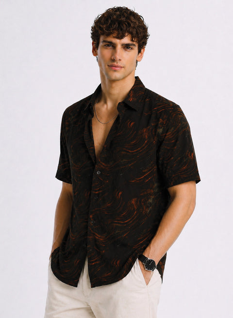 Adro Midnight Ember Wave Shirt