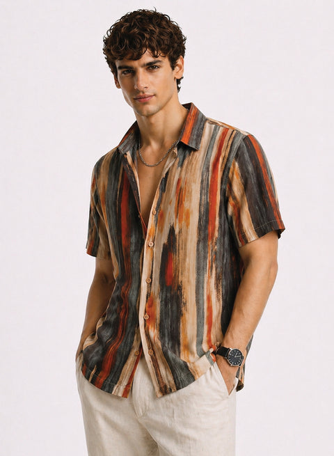 Adro Sunset Strata Resort Shirt