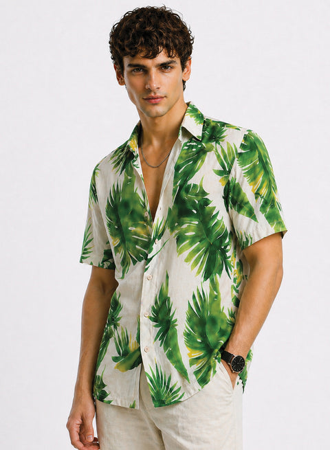 Adro Tropic Palm Resort Shirt