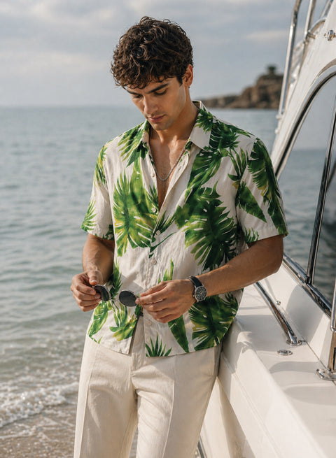 Adro Tropic Palm Resort Shirt
