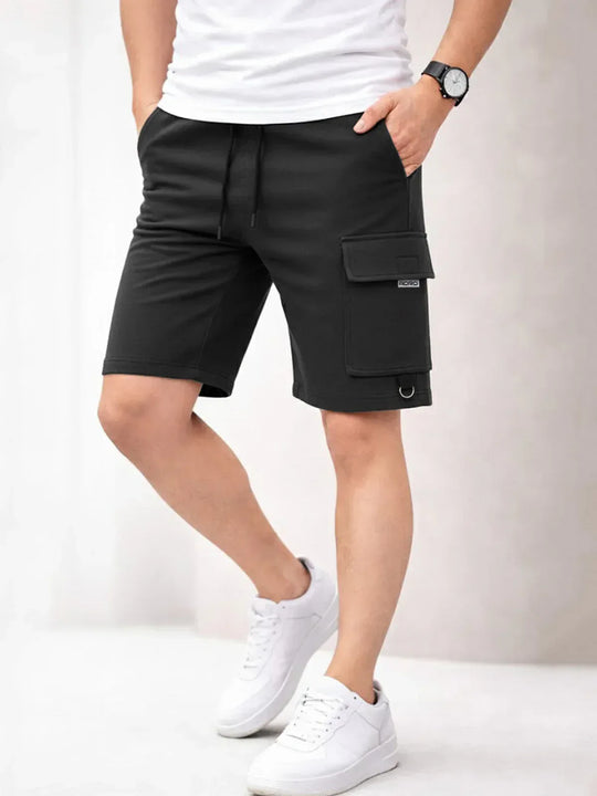 Adro Cargo Shorts for Men | Zipper Pocket | Cargo Pocket with velcro | Soft Cotton | Casual Short for Man for Gym, Running, Travel