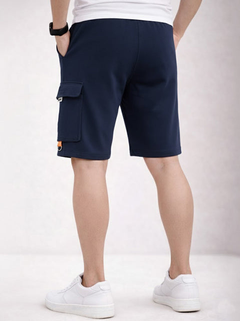 Adro Cargo Shorts for Men | Zipper Pocket | Cargo Pocket with velcro | Soft Cotton | Casual Short for Man for Gym, Running, Travel