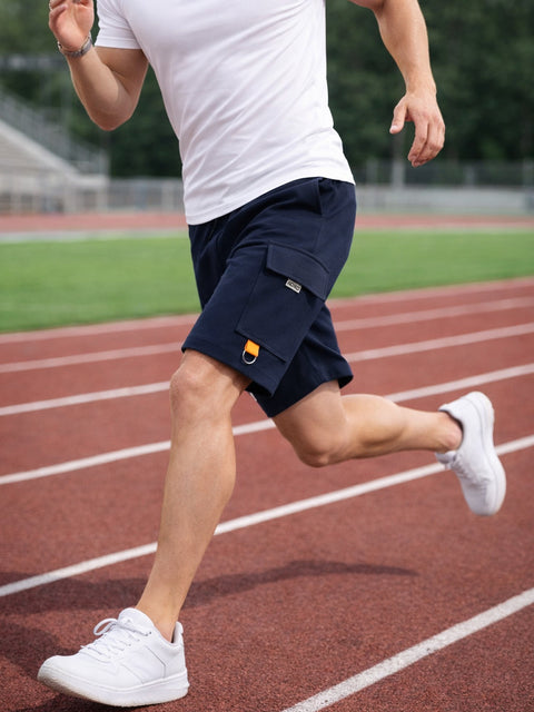 Adro Cargo Shorts for Men | Zipper Pocket | Cargo Pocket with velcro | Soft Cotton | Casual Short for Man for Gym, Running, Travel