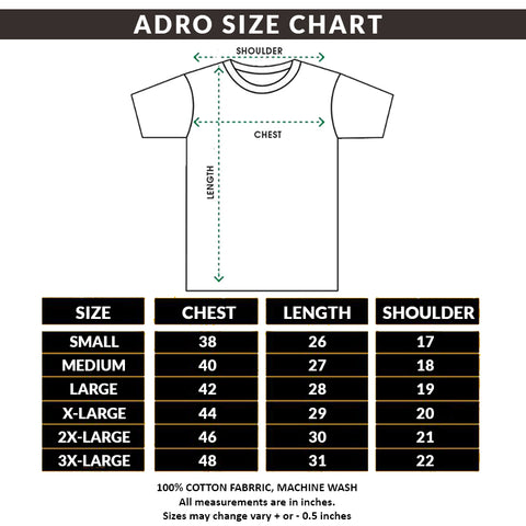 ADRO Men's & Women's Regular Fit T-Shirt