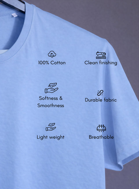 Men’s Cotton T-Shirt Combo Pack of 3 | Regular Fit | ADRO Basics