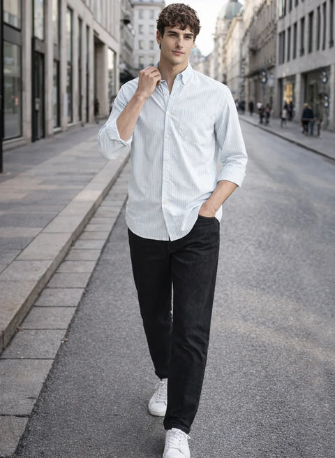 Adro Men’s Casual Shirt | Premium Cotton | Everyday Comfort