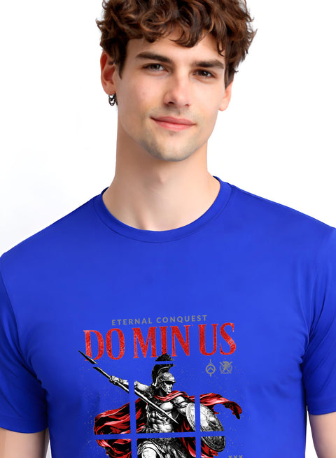 ADRO Mens Dominus Warrior Legacy Printed T-Shirt for Men | Cotton Printed Tshirt | Regular Fit Casual T-Shirts | Summer Tshirts