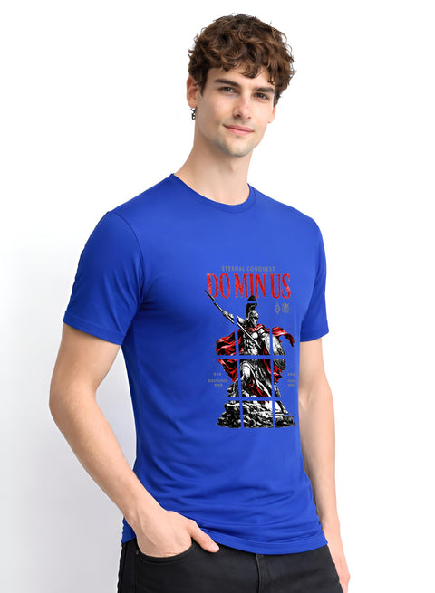 ADRO Mens Dominus Warrior Legacy Printed T-Shirt for Men | Cotton Printed Tshirt | Regular Fit Casual T-Shirts | Summer Tshirts
