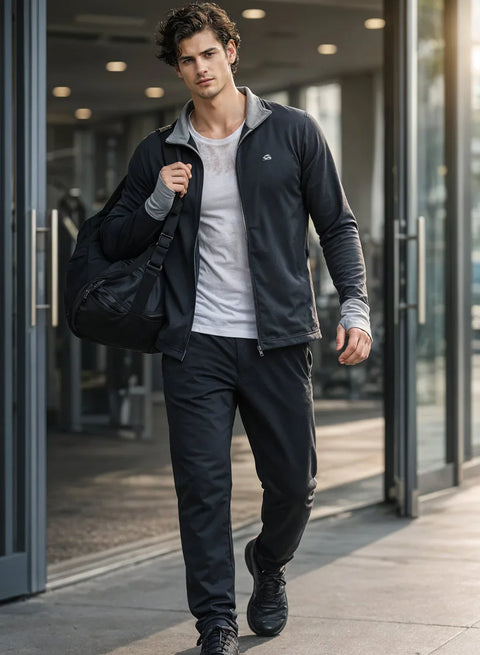 Adro Sunscreen Jacket for Men UV Sun Advanced Protection Running Jackets For Men Biker Jackets with Zipper Sports jacket for men