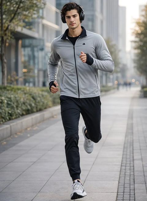 Adro Sunscreen Jacket for Men UV Sun Advanced Protection Running Jackets For Men Biker Jackets with Zipper Sports jacket for men