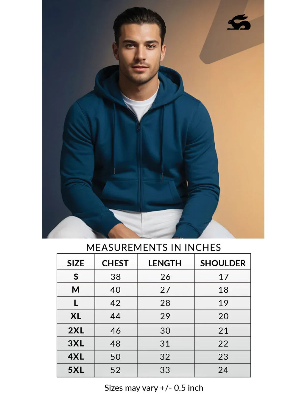 Adro Men’s Zipper Hoodie | Soft Fleece | Casual Streetwear