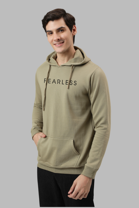 ADRO Fearless Printed Hoodie/Sweatshirt for Men