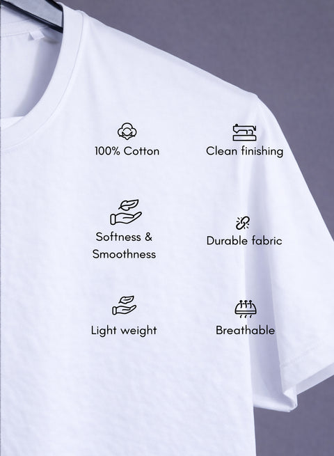 Men’s Cotton T-Shirt Combo Pack of 3 | Regular Fit | ADRO Basics