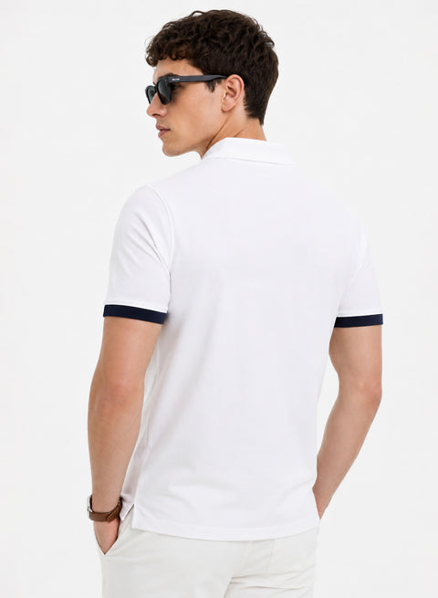 Adro Multicolour Polo T Shirt | 100% Cotton Mens Polo Tshirt | Regular Fit Half Sleeve Cut & Sew Polo T-shirt for men  | Arctic Arrow