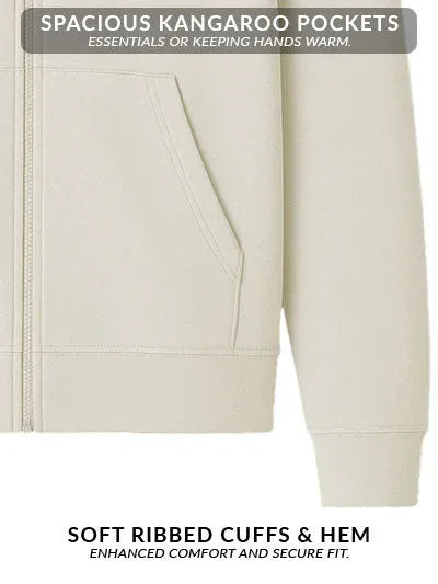 Adro Men’s Zipper Hoodie | Soft Fleece | Casual Streetwear