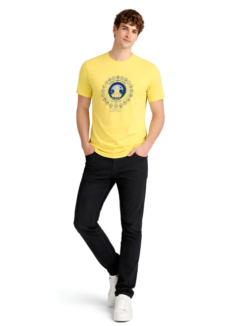 ADRO Yoga T-Shirt for Men | Mandala Printed Cotton Tshirt  | Regular Fit Casual T-Shirts | Premium Summer Tshirts
