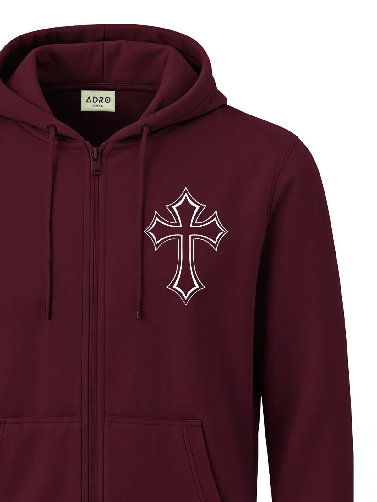 Adro Men’s Zipper Hoodie | Soft Fleece | Casual Streetwear