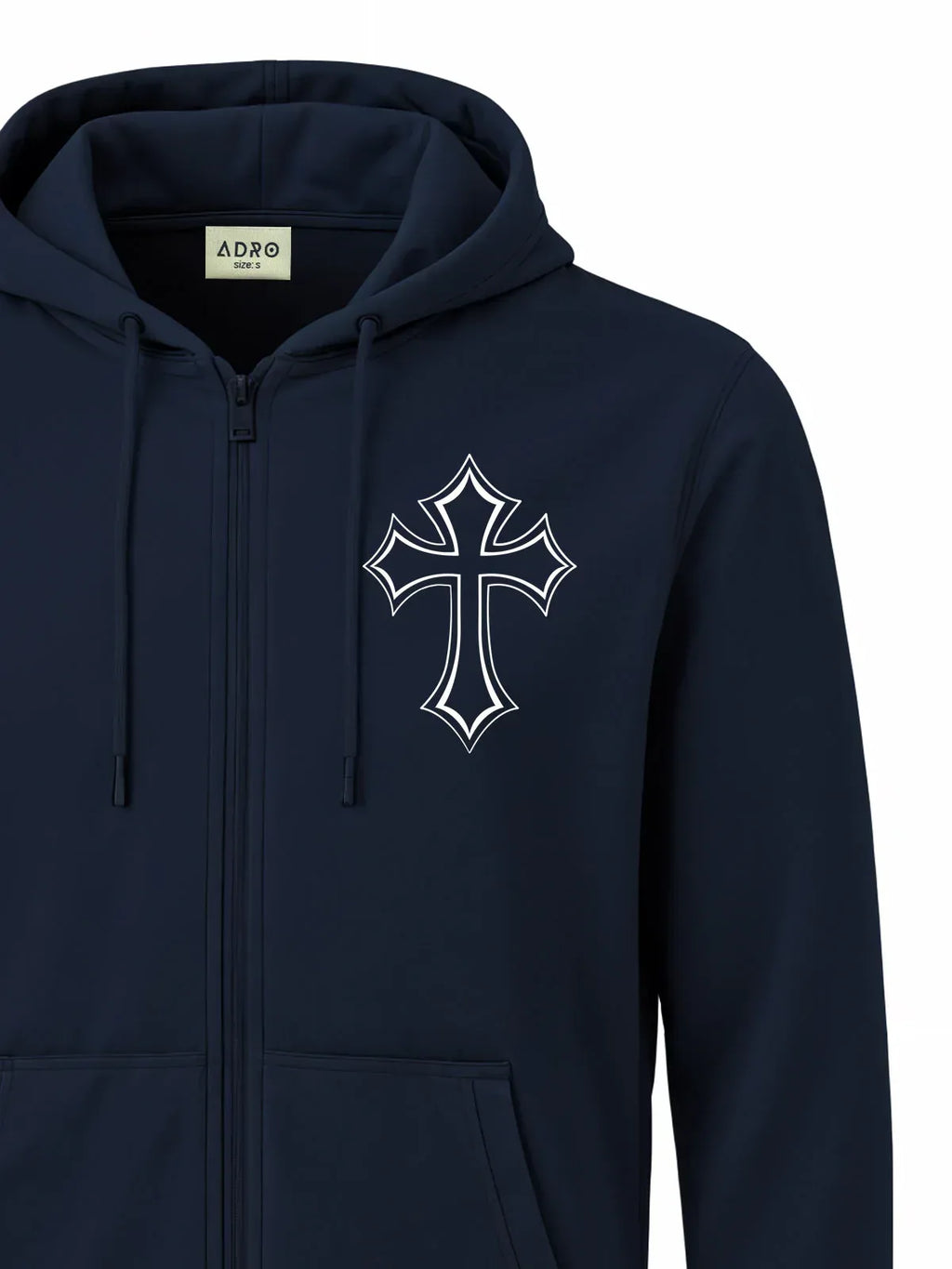 Adro Men’s Zipper Hoodie | Soft Fleece | Casual Streetwear