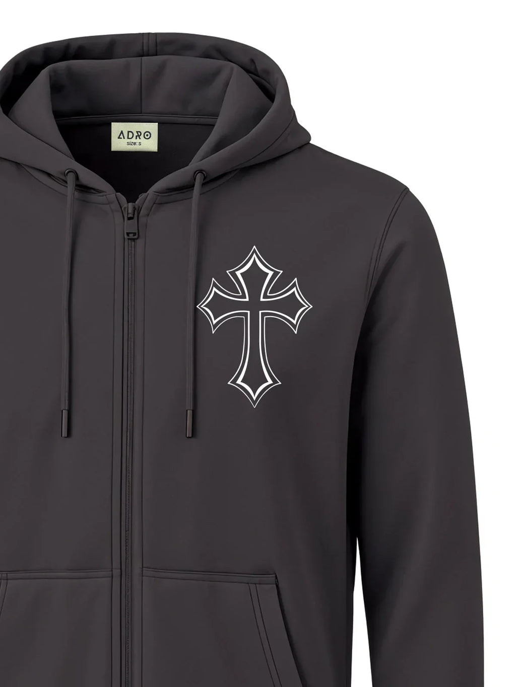 Adro Men’s Zipper Hoodie | Soft Fleece | Casual Streetwear