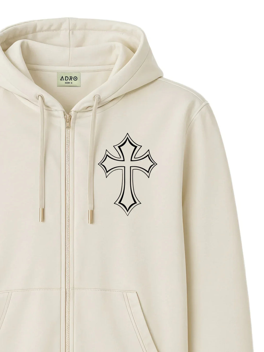 Adro Men’s Zipper Hoodie | Soft Fleece | Casual Streetwear