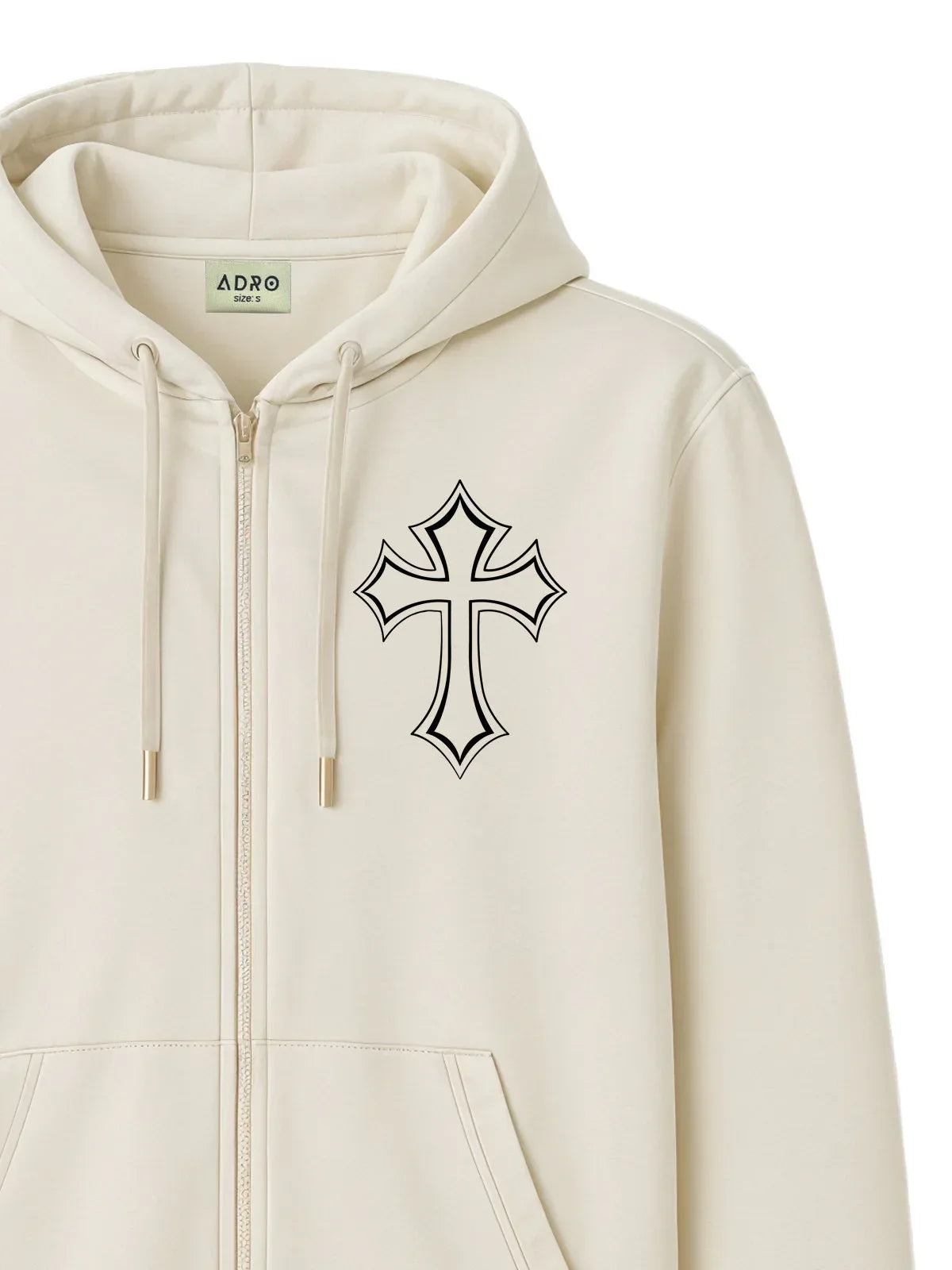 Adro Men’s Zipper Hoodie | Soft Fleece | Casual Streetwear