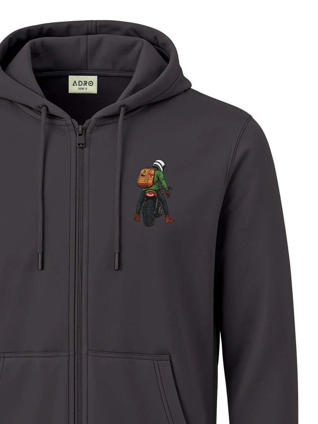 Adro Men’s Zipper Hoodie | Soft Fleece | Casual Streetwear