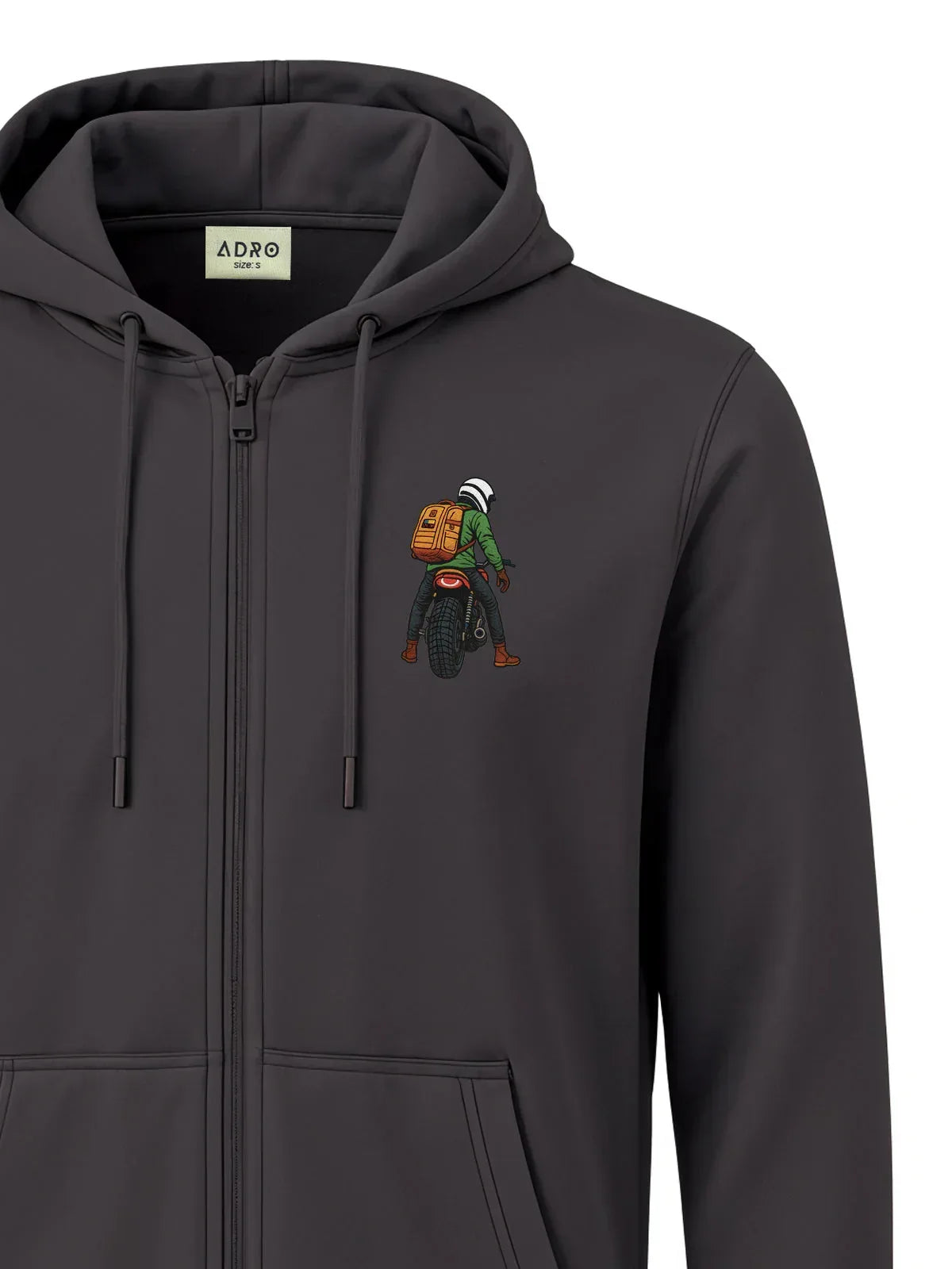 Adro Men’s Zipper Hoodie | Soft Fleece | Casual Streetwear