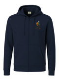 Adro Men’s Zipper Hoodie | Soft Fleece | Casual Streetwear Navy Blue