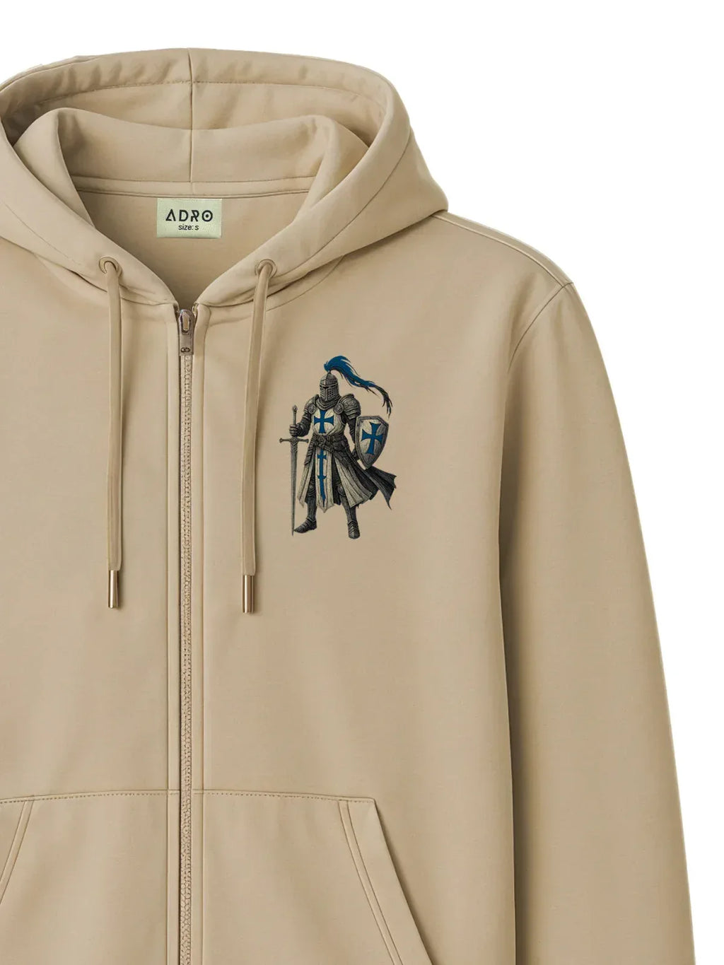 Adro Men’s Zipper Hoodie | Soft Fleece | Casual Streetwear