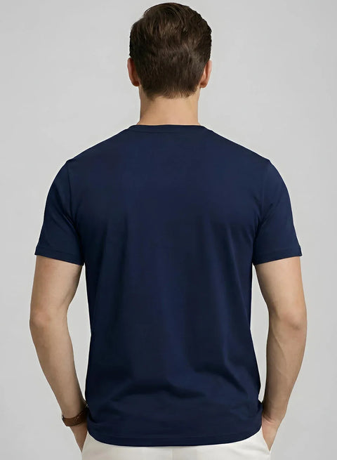 Adro Mens Badminton TShirt | Cotton Lycra | Regular Fit Tee | Sports Design T-shirt for Men | Printed T shirts for Men