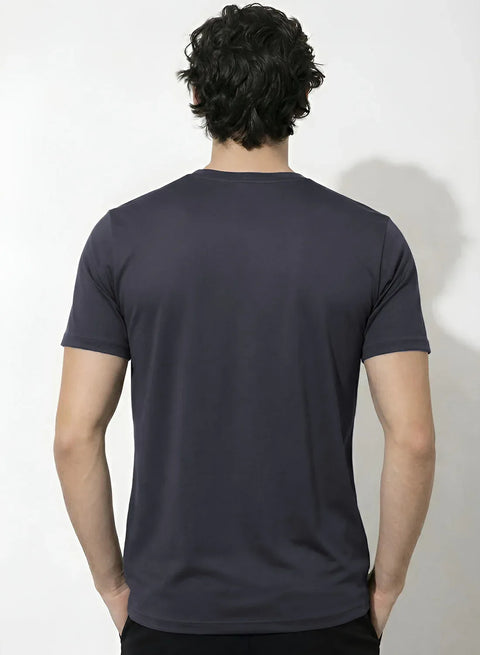 Adro Badminton Printed T-Shirt for Men | Cotton Lycra | 180 GSM Regular Fit | Sports Casual Tee | Printed Tshirt for Men| Sports Stylish T shirt