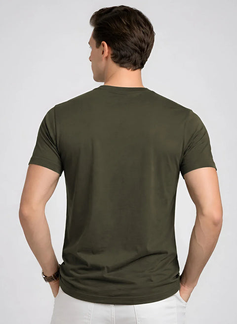 Adro Badminton Printed T-Shirt for Men | Cotton Lycra | 180 GSM Regular Fit | Sports Casual Tee | Printed Tshirt for Men| Sports Stylish T shirt