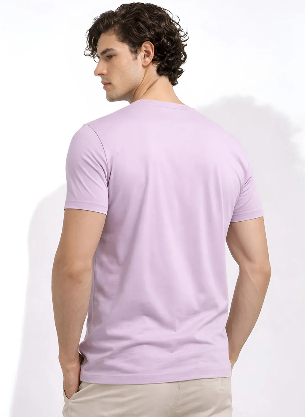 Adro Mens Badminton Graphic T-Shirt | Cotton Lycra Tshirt | 180 GSM Stretchable Crew Neck Sports Tee | Breathable Casual T shirt for Men