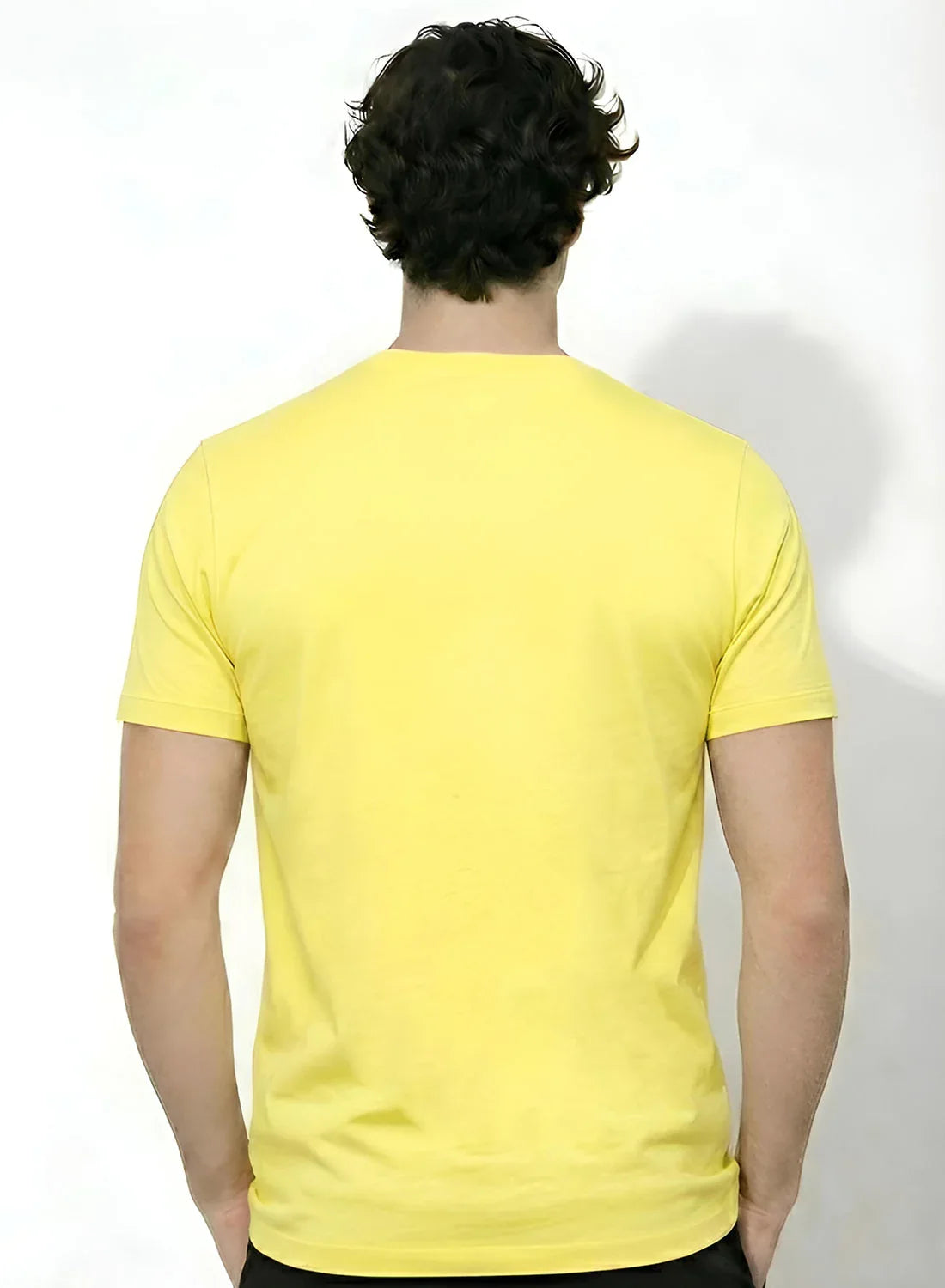 Adro Mens Badminton Graphic T-Shirt | Cotton Lycra Tshirt | 180 GSM Stretchable Crew Neck Sports Tee | Breathable Casual T shirt for Men