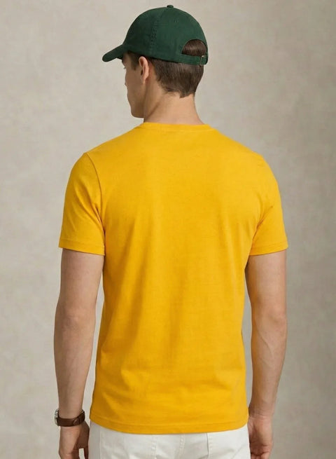 Adro Mens Badminton Graphic T-Shirt | Cotton Lycra Tshirt | 180 GSM Stretchable Crew Neck Sports Tee | Breathable Casual T shirt for Men