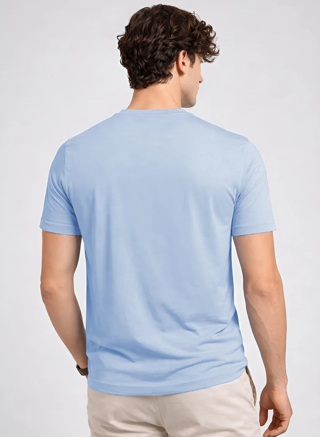 Adro Mens Badminton Graphic T-Shirt | Cotton Lycra Tshirt | 180 GSM Stretchable Crew Neck Sports Tee | Breathable Casual T shirt for Men