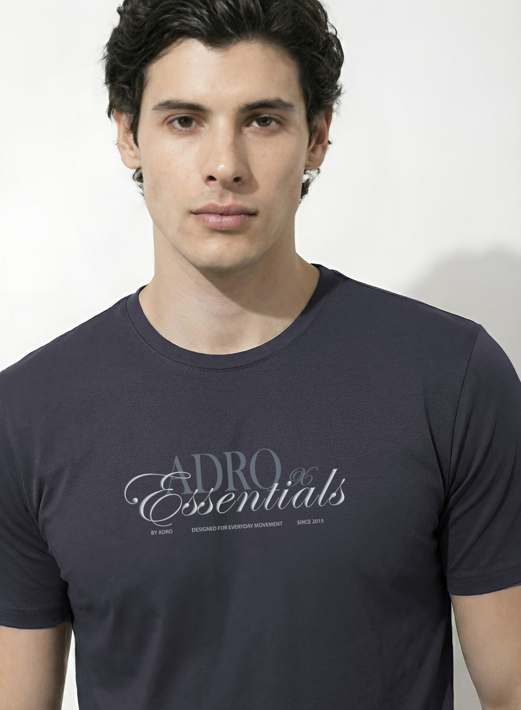 Adro Printed T Shirt for Men | 180 GSM Cotton Lycra | Regular Fit Printed T-Shirt | Soft Breathable Fabric | Tshirts for men | Graphic Print Tee